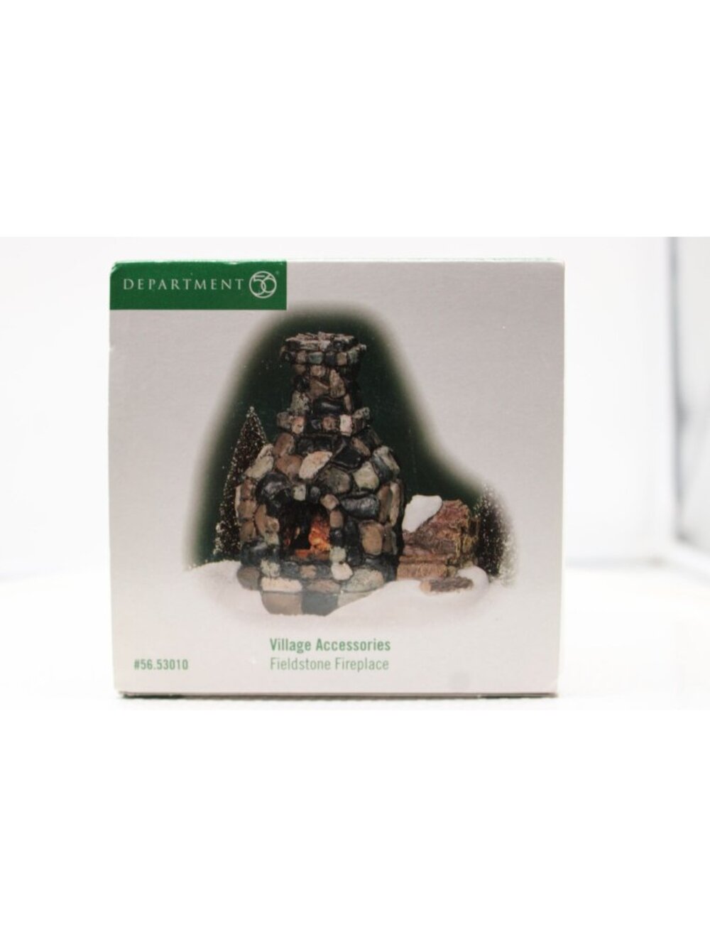 Dept 56 Village Accessory - Fieldstone Fireplace